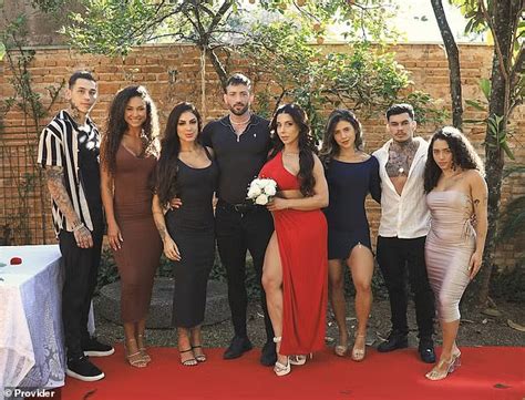 OnlyFans couple celebrate wedding with bridesmaids and .